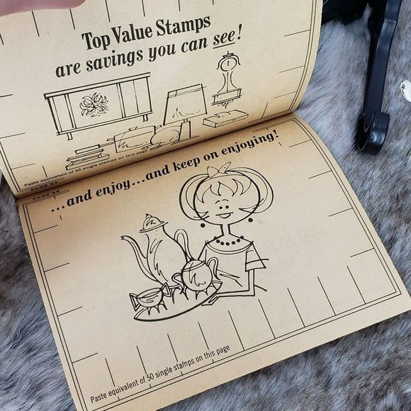 1966 Vintage Lot Top Value Stamp Books Gold Bond Mail Order Department Envelope - Picture 3 of 8